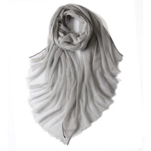 Sgarff Wlân Lliw Solid Worsted